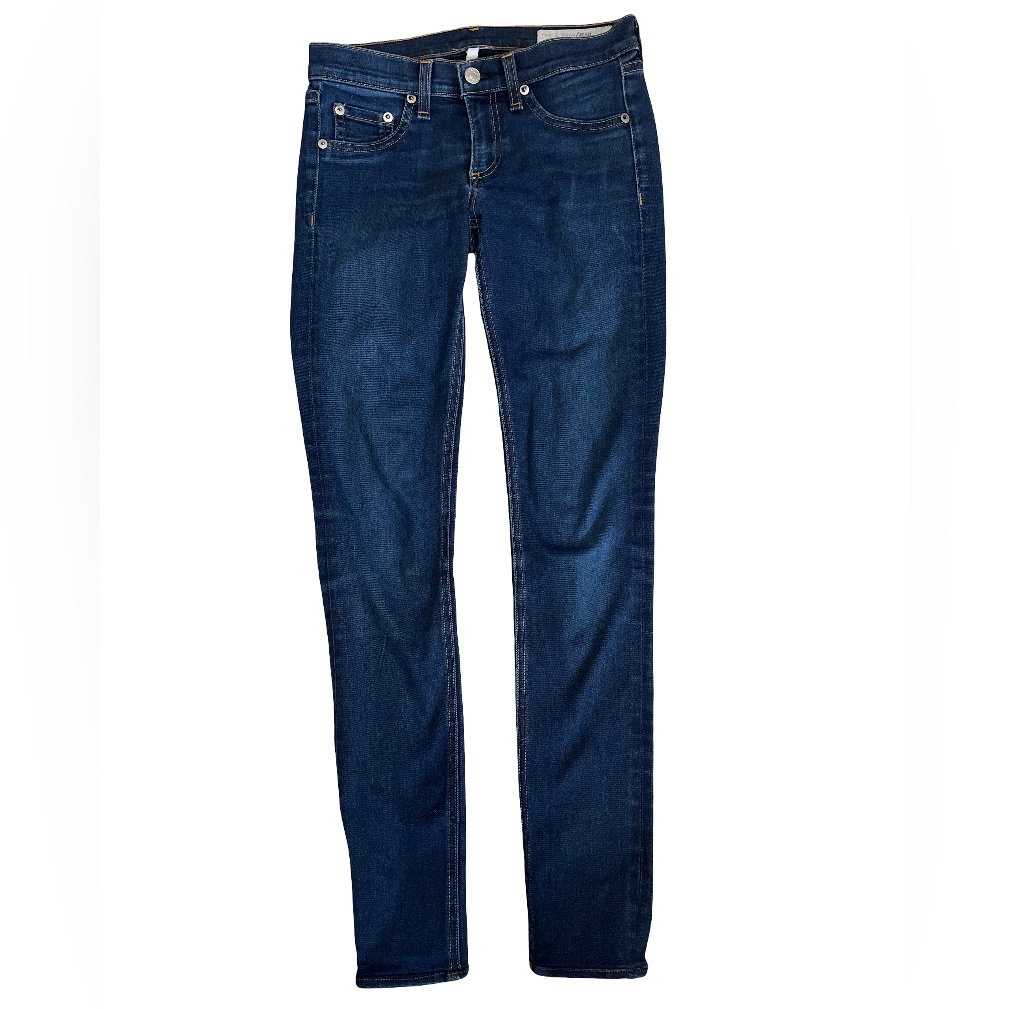 Rag & Bone Bedford Womens 26 Dark Wash Skinny Jeans Stretch Denim